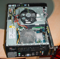 清掃後のパソコン